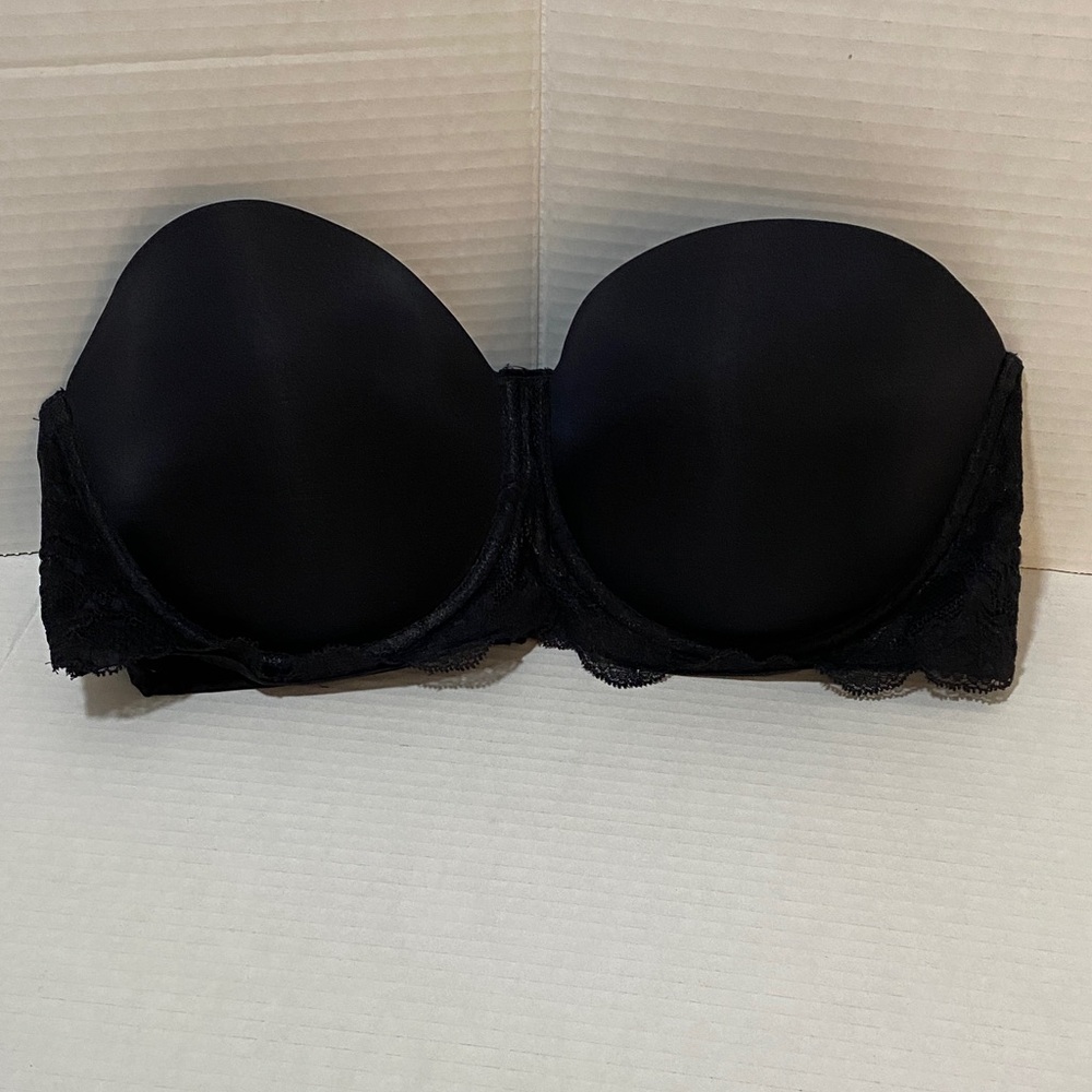 Calvin Klein Black Strapless Bra 38C